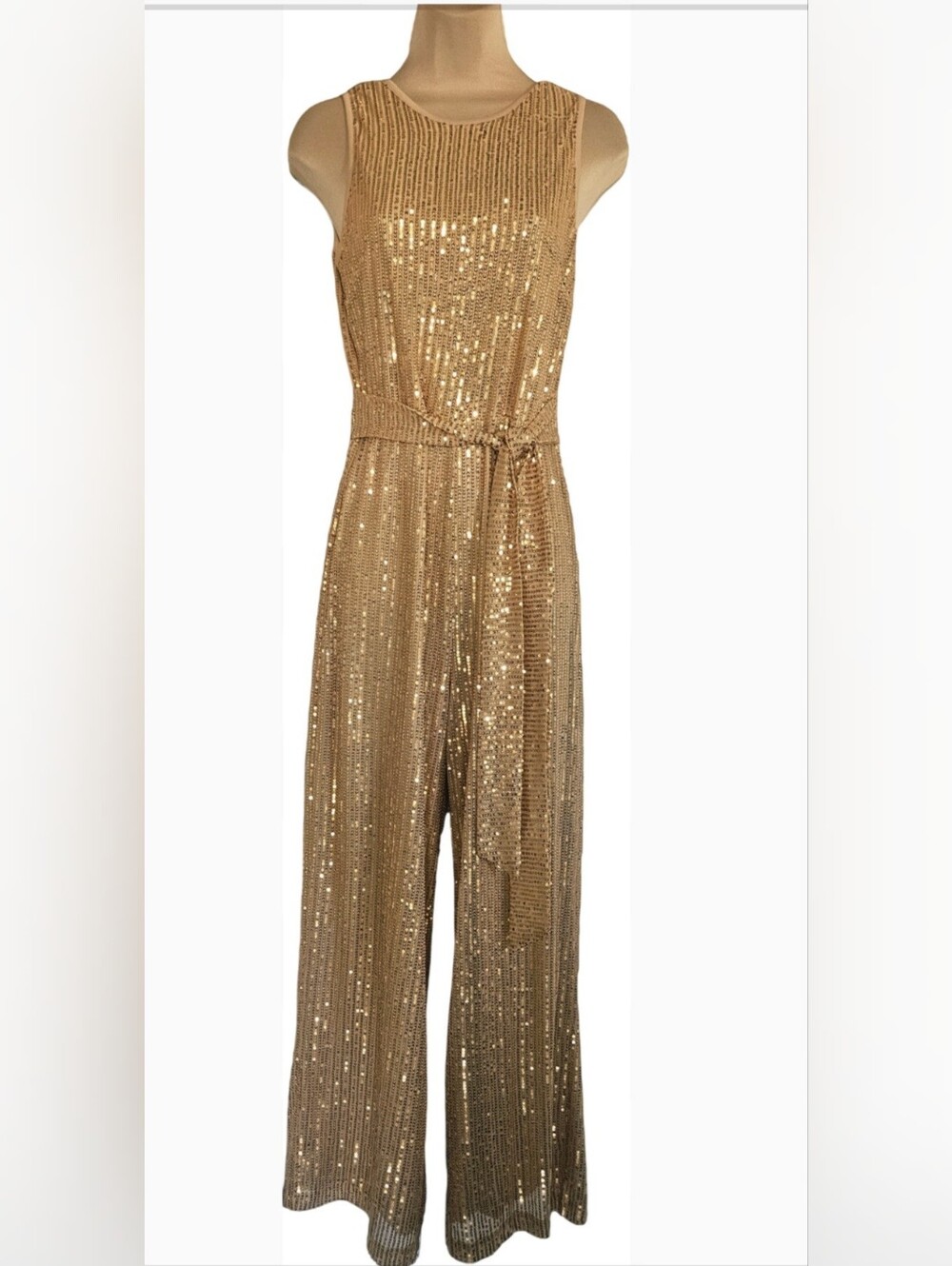Gold Sequence Jumpsuit